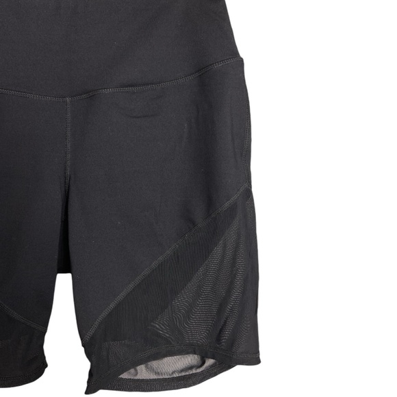 Torrid black mesh active bike short size 0 - Picture 3 of 5